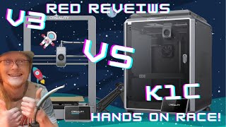 Ultimate 3D Printer Showdown: Creality K1C vs Ender 3 V3  Print Quality Race!