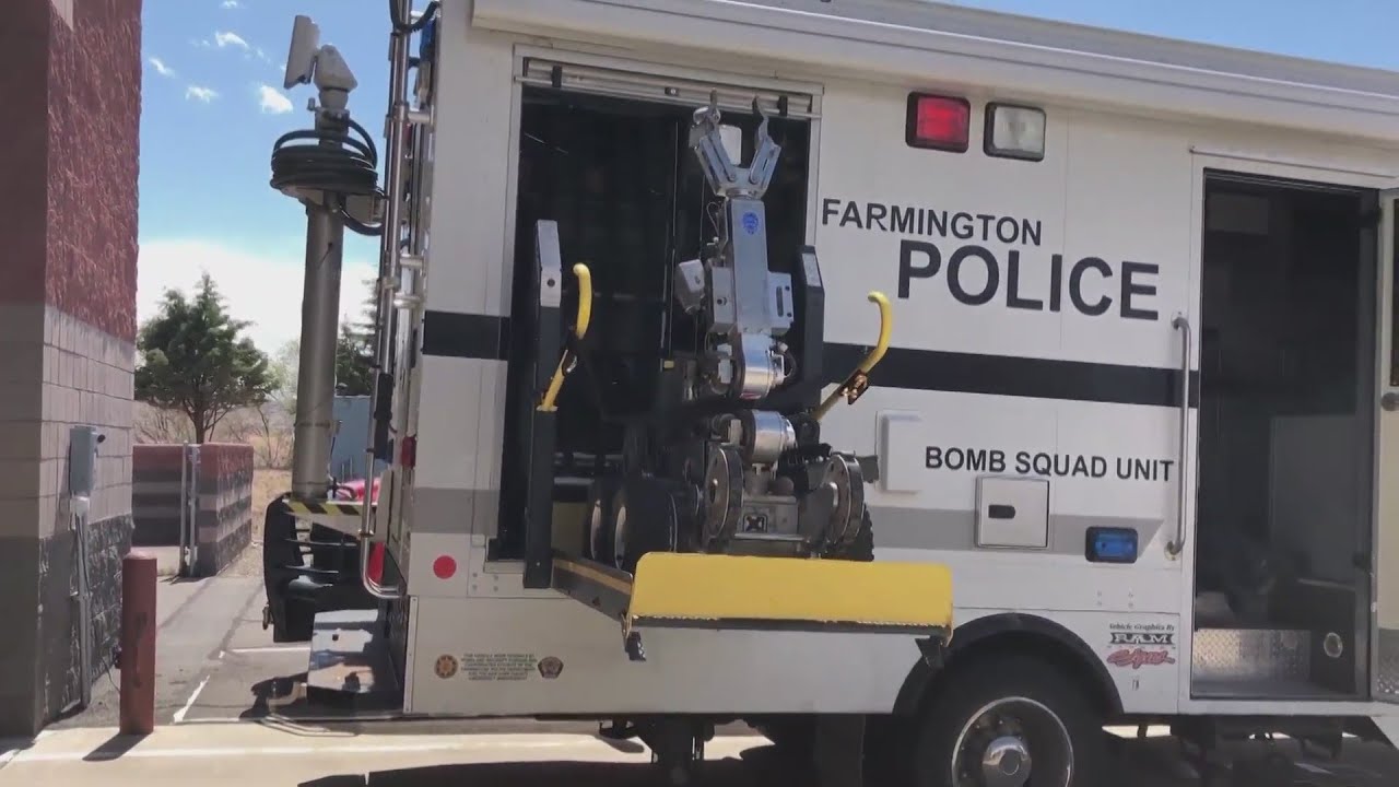 Farmington Police bomb squad showcases technology, equipment in new video