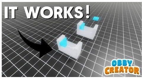 How to make a functioning saving system in Obby Creator!