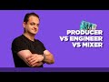 Producer vs Engineer vs Mixer - Roles the the Studio