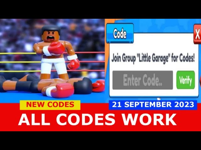Boxing Simulator codes December 2023