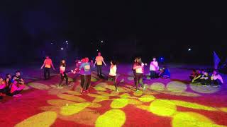 國風國中107年八年級露營活動營火晚會表演805