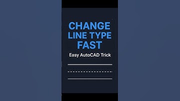 How to Change Linetype in AutoCAD | Quick Linetype Tutorial