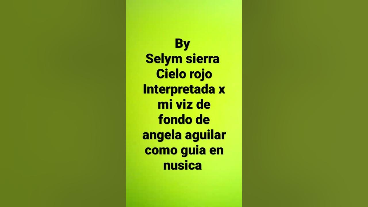 cielo rojo YouTube