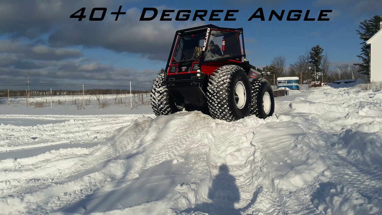 Amphibious vehicle ''Patrol'' testing