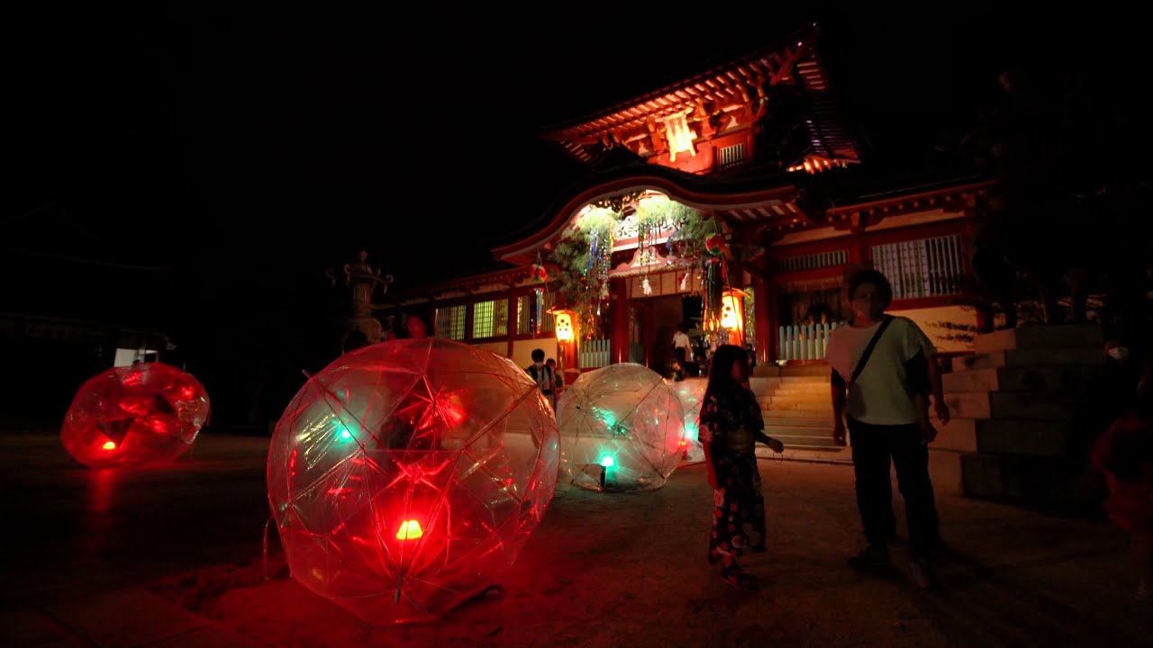 山口県 防府天満宮 七夕まつり Youtube