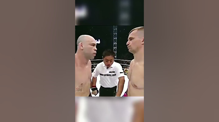 MOST INTENSE STAREDOWN between Cro Cop and Wanderlei Silva leads to BRUTAL HEADKICK KNOCKOUT