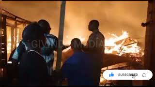 HAPPENING IN MBALE CITY fire ? WATCH: Vendors operating in Kumi Road Market in Mbale City in eastern