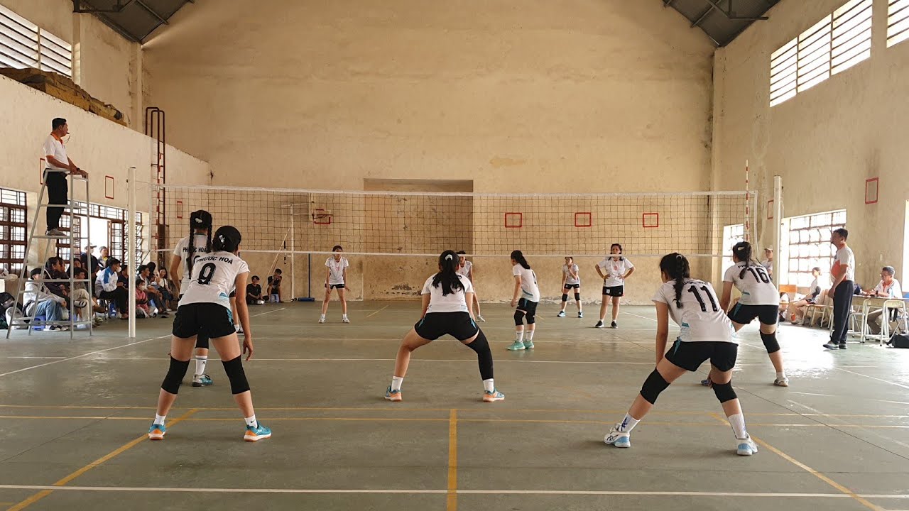 Chung kết nữ THPT || THPT NGUYỄN THỊ MINH KHAI VS THPT PHƯỚC HÒA - SET 1 || TTHS tỉnh Bình Dương