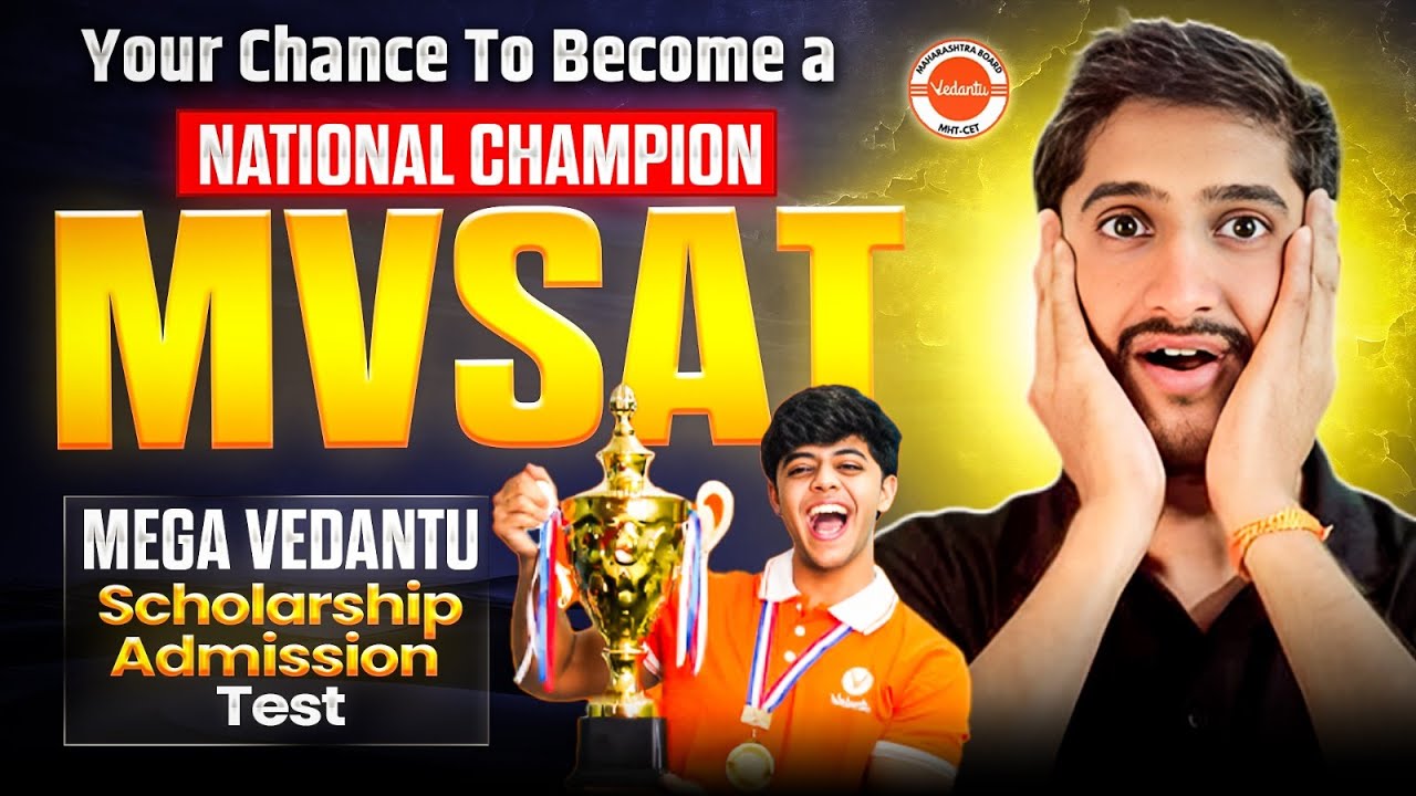 MVSAT 2025 🔥| Vedantu Scholarship Test + Admission Guide | By Govind Sir | Maharashtra Students