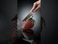 ASMR Glass Strawberry Cutting – Perfect Crunch