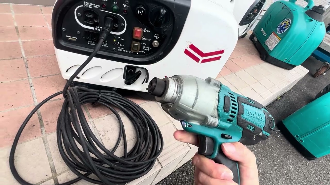 白っていいよね YANMAR ヤンマー インバーター発電機 G900iS2 簡易動作