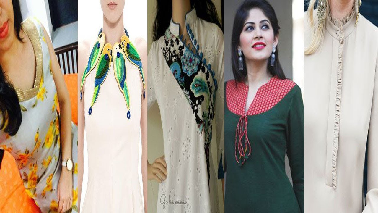 new stylish neck designs for kurti 2017 2018