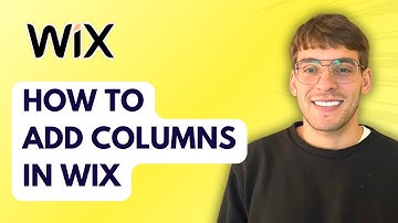 How to Add Columns in Wix [2025 Guide]