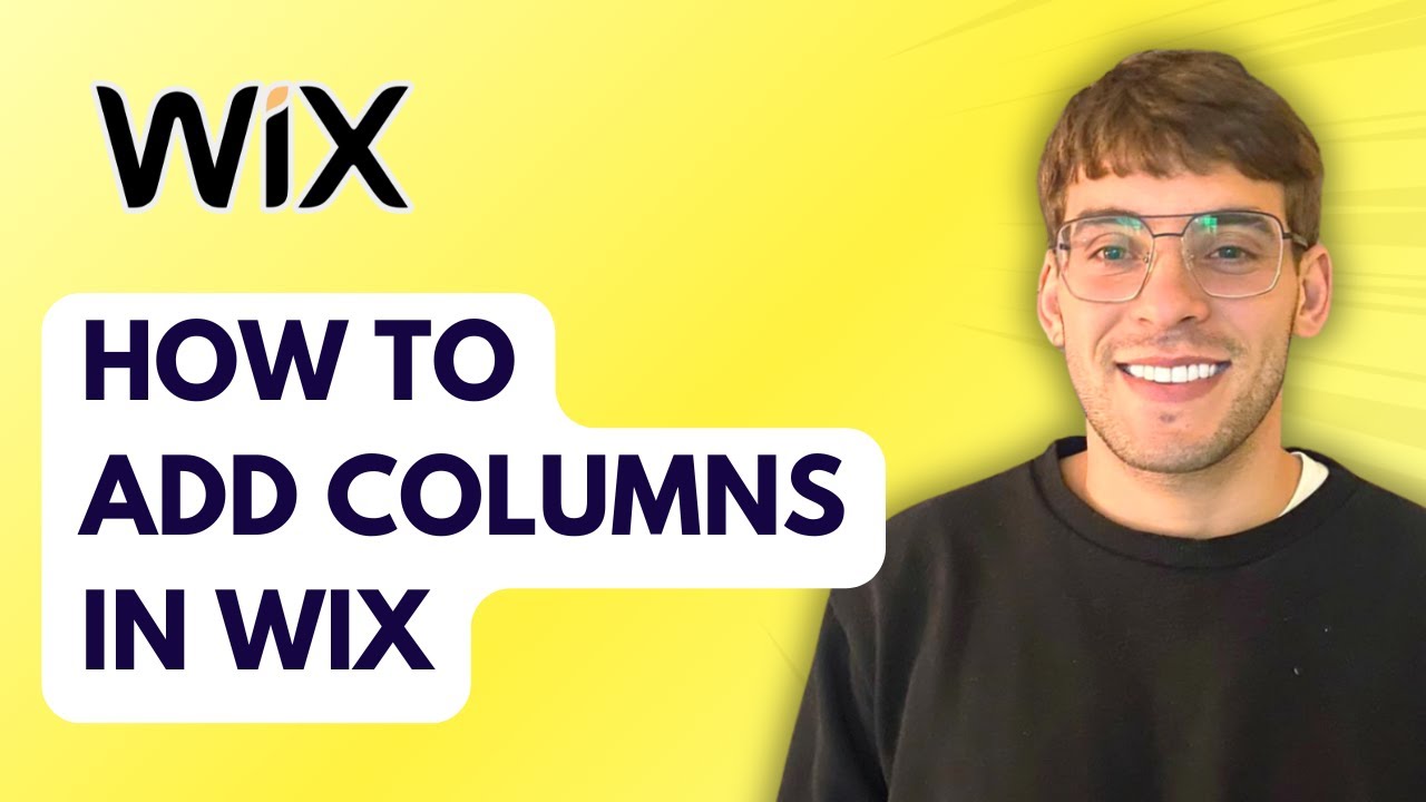 How to Add Columns in Wix [2026 Full Guide] - YouTube