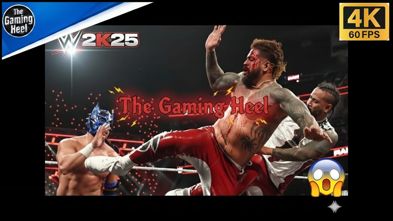 TAG TEAM CHAOS! AJ Styles & Dragon Lee vs OG Bloodline: WrestleMania Tag Match | WWE 2K25