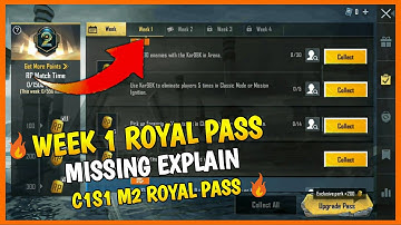 🔥C1S1 M2 WEEK 1 ROYAL PASS MISSIONS EXPLAIN | C1S1 WEEK 1 MISSIONS EXPLAIN | M2 ROYAL PASS ?