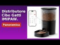 Distributore Automatico Cibo Per Gatti IMIPAW – 4L, WiFi E App, 10 Pasti Al Giorno, Porzione Regolabile 7-9g, Per Cibo Secco