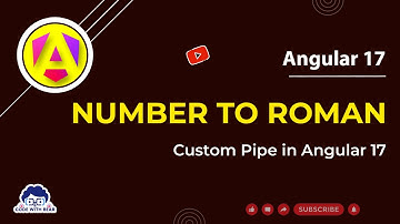 Number to Roman Convert Custom Pipe in Angular 17 | angular 17 tutorial #angular #angular17