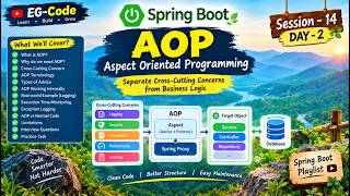 Spring Boot AOP Types of Advice, AOP Working Internally & Real World Logging  Session 14 – Day 2
