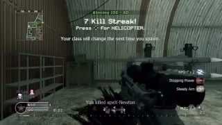SICK NO SCOPE SUICIDE SHOT ON COD4!