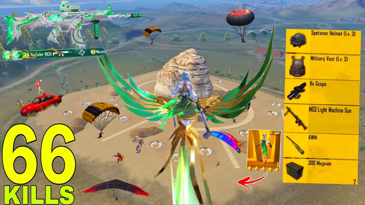 66 solo KILLS!😈 NEW MODE BEST AGGRESSIVE RUSH GAMEPLAY🔥Pubg mobile