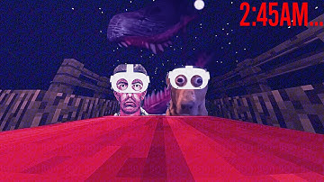 2 Idiots have a Sleepover during the Jurassic Period in VR Minecraft