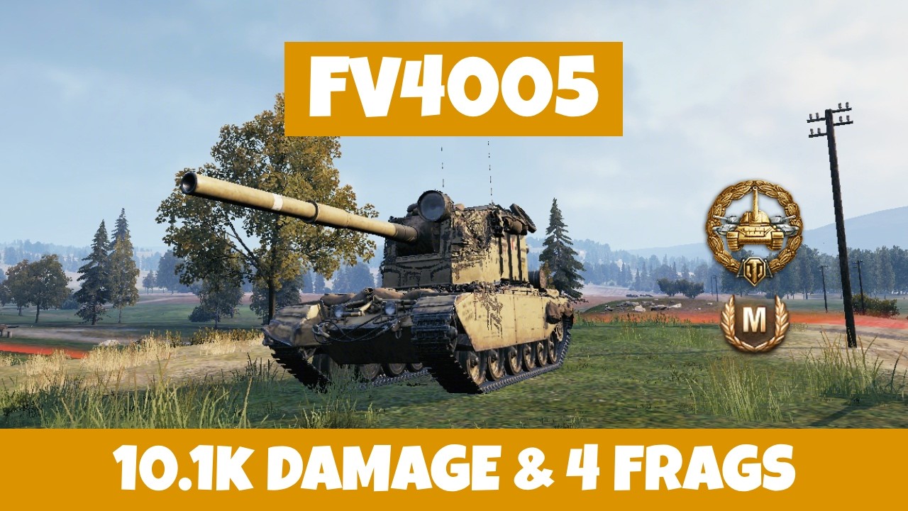 BADA BOOM💥FV4005 — 183MM DELETES THEM ALL🏆10.1K DAMAGE & 4 KILLS | World of Tanks