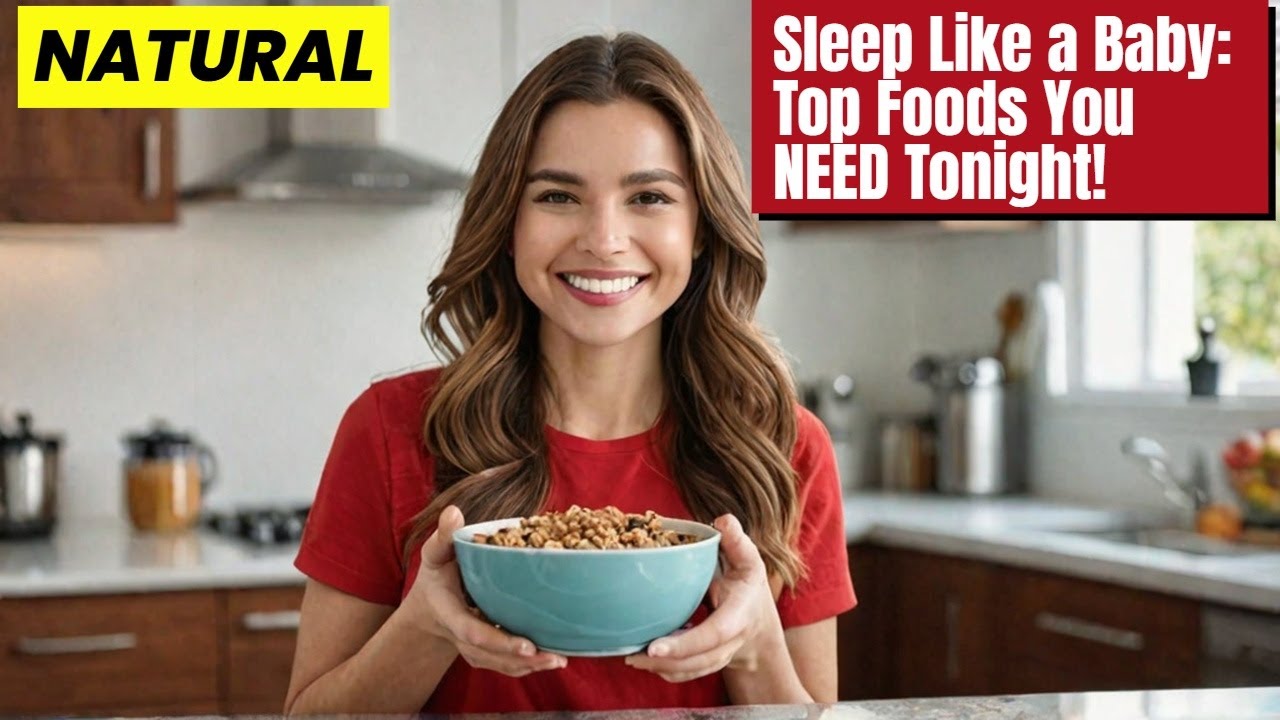NATURAL Foods That Will Help You Sleep Better Tonight! - YouTube