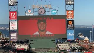 SF Giants vs Phillies Starting Lineups Oracle Park 5/15/23