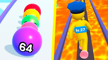 Giant Rush vs Ball Run 2048 💪🌕Update Gameplay iOS Android - Mobile Games (4k)