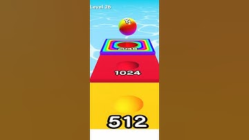 Ball Run 2048 - Level 26 Gameplay