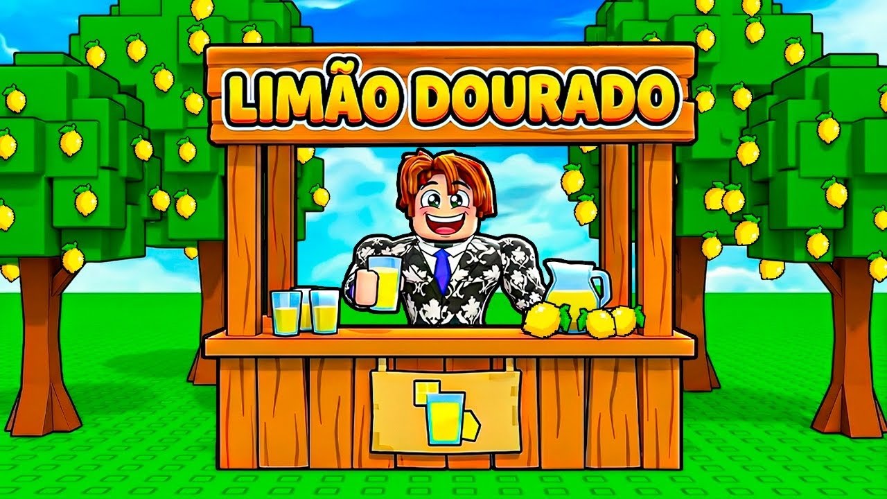 FIQUEI RICO VENDENDO LIMÃO NO ROBLOX