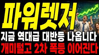 [파워렛저 코인]실시간 긴급상황!!!! 진짜 반등 온다 최고점 단박에 뛰어넘습니다 긴급대응