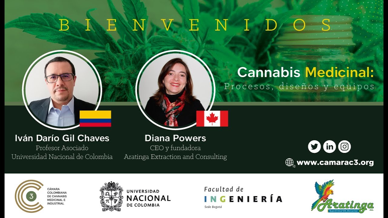 Cannabis Medicinal: procesos, diseños y equipos - Webinar