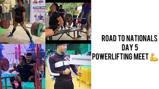 //ROAD TO NATIONALS DAY 5 POWERLIFTING MEET//😱 WATCH TILL END//