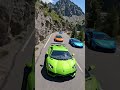 Lamborghini offroad with gang