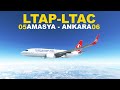 How To Fly From AMASYA to ANKARA WITH Turkish Airlines! [MSFS2020]