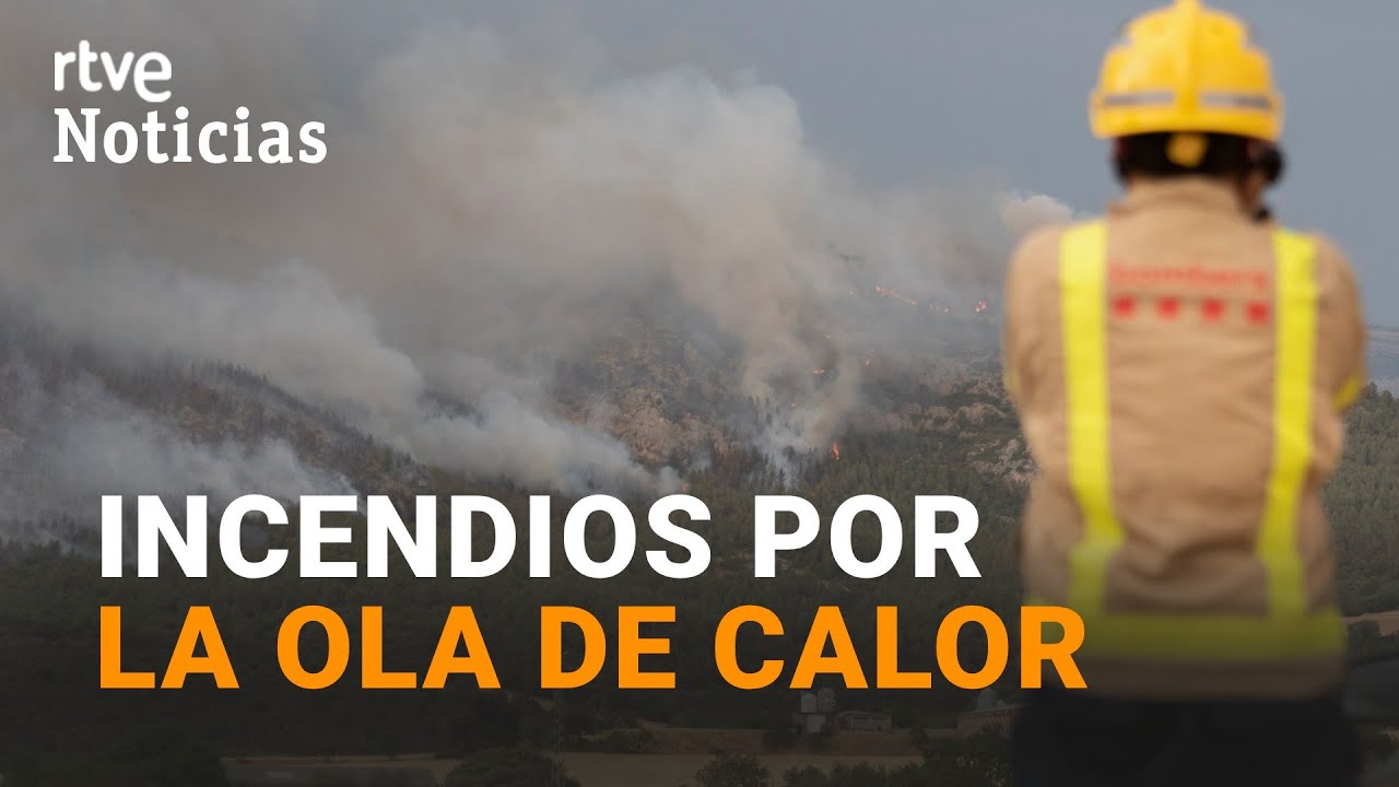 OLA de CALOR: Se DISPARA el RIESGO de INCENDIOS en ESPAÑA por las ALTAS ...