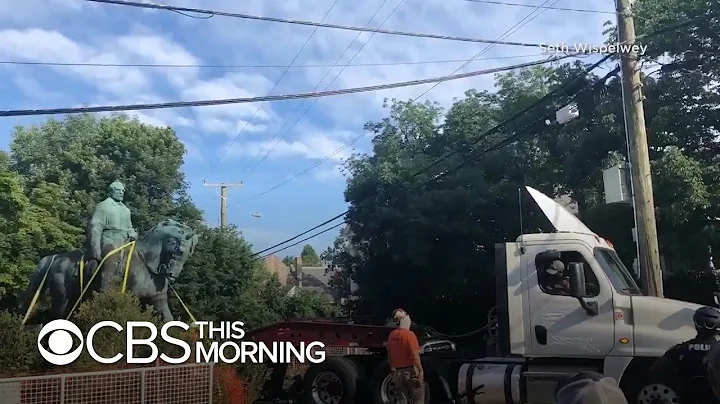 2 Confederate statues removed in Charlottesville, Virginia