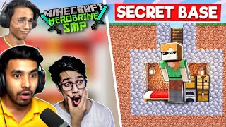 Top 5 Secret Base In Herobrine Smp Techno Gamerz Gamer Fleet Chapati Andreo Bixu Minecraft