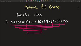 Suma lui Gauss Clasa a 5-a - Teorie si Exercitii (Invata Matematica Usor - Meditatii Online)