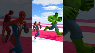 GTA V : SPIDER MAN HULK and Super Hero's Race Who's The Best Hero? | 🤔 #shorts screenshot 4