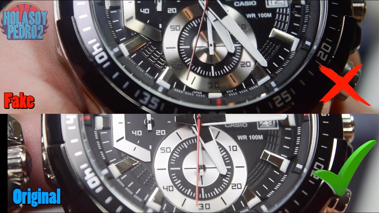 edifice original vs fake