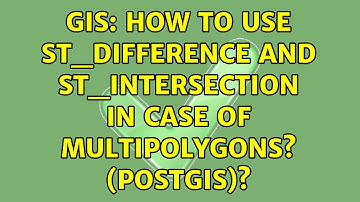 GIS: How to USE ST_difference AND ST_intersection in case of multipolygons? (PostGIS)?