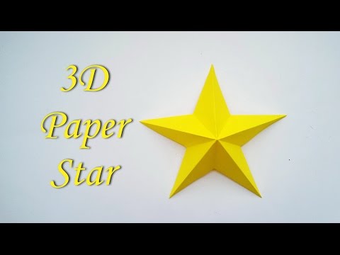 Video: Kako Napraviti 3D Zvijezdu Od Folije