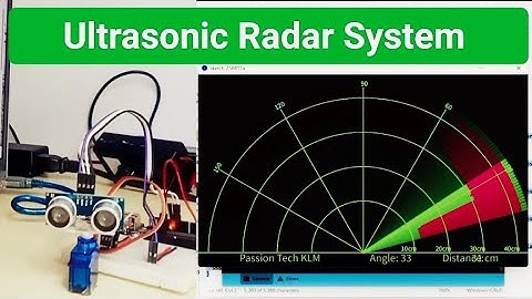 How to make radar project with Arduino Uno