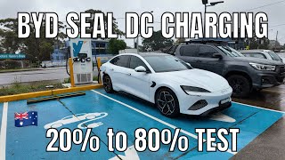 Premium Variant BYD Seal DC Fast Charging Speed Test Sydney Australia