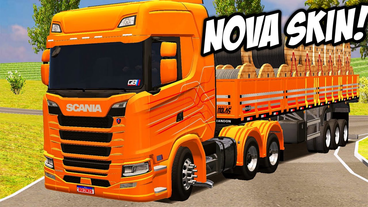 SCANIA LARANJA DA TRANSFORT PARA O WTDS