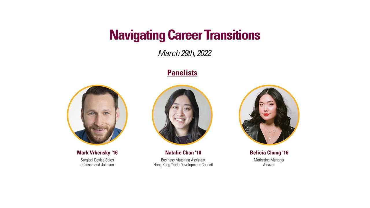 Image for Navigating Career Transitions webinar